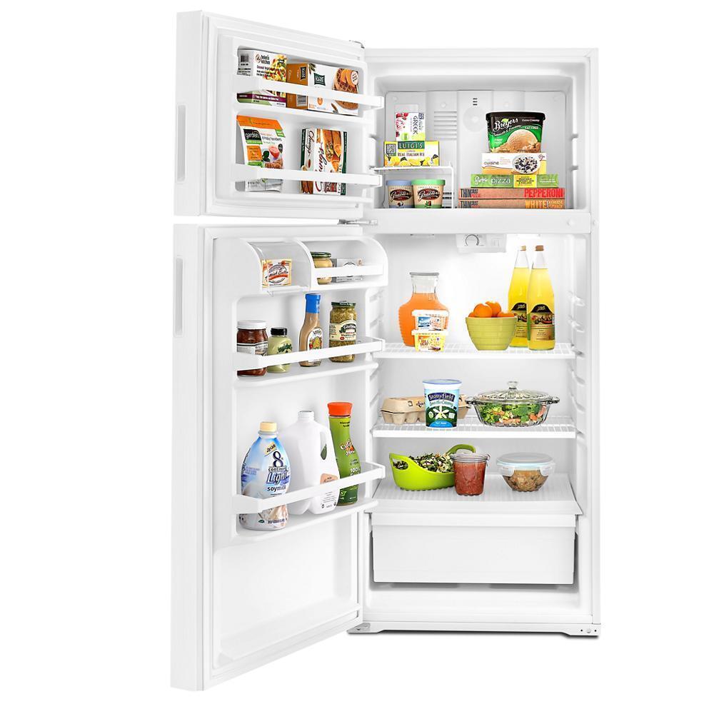 AMANA ART104TFDB Black Amana 14 Cu. Ft. Top-freezer Refrigerator With Flexible ST...