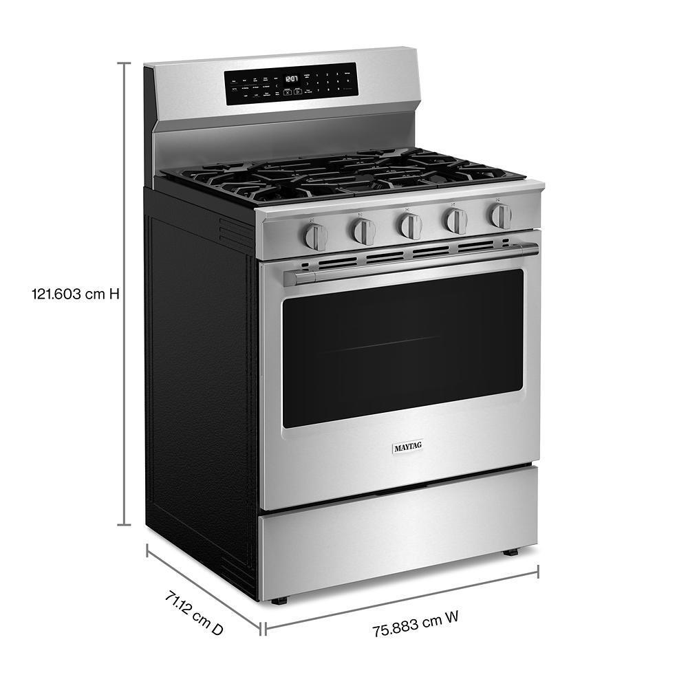 MAYTAG MFGS8030RZ Maytag 30-inch Wide Gas Range With Grill Mode - 5.0 Cu. Ft.