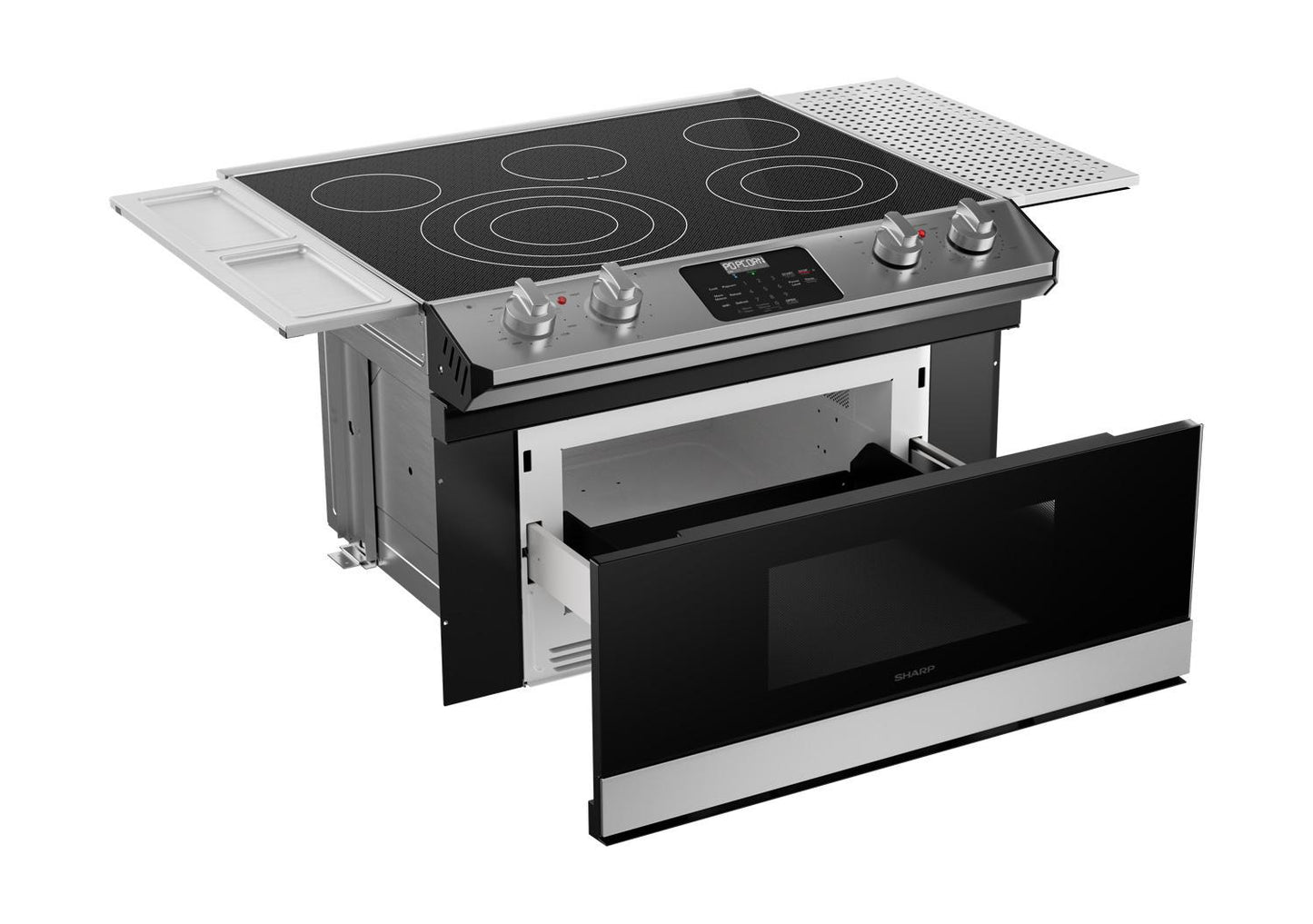 SHARP STR3065HS Sharp Smart Radiant Rangetop With Microwave Drawer Oven