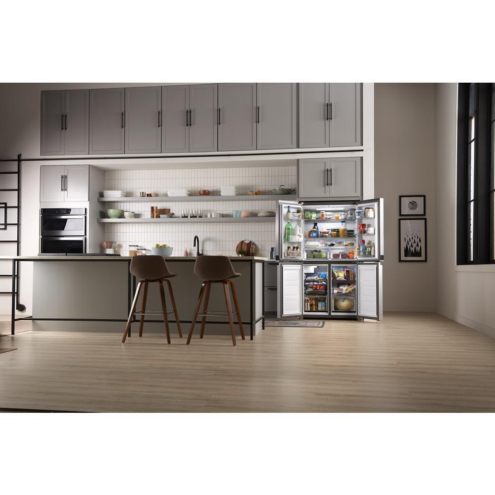 WHIRLPOOL WRQA59CNKZ 36-inch Wide Counter Depth 4 Door Refrigerator - 19.4 Cu. Ft.