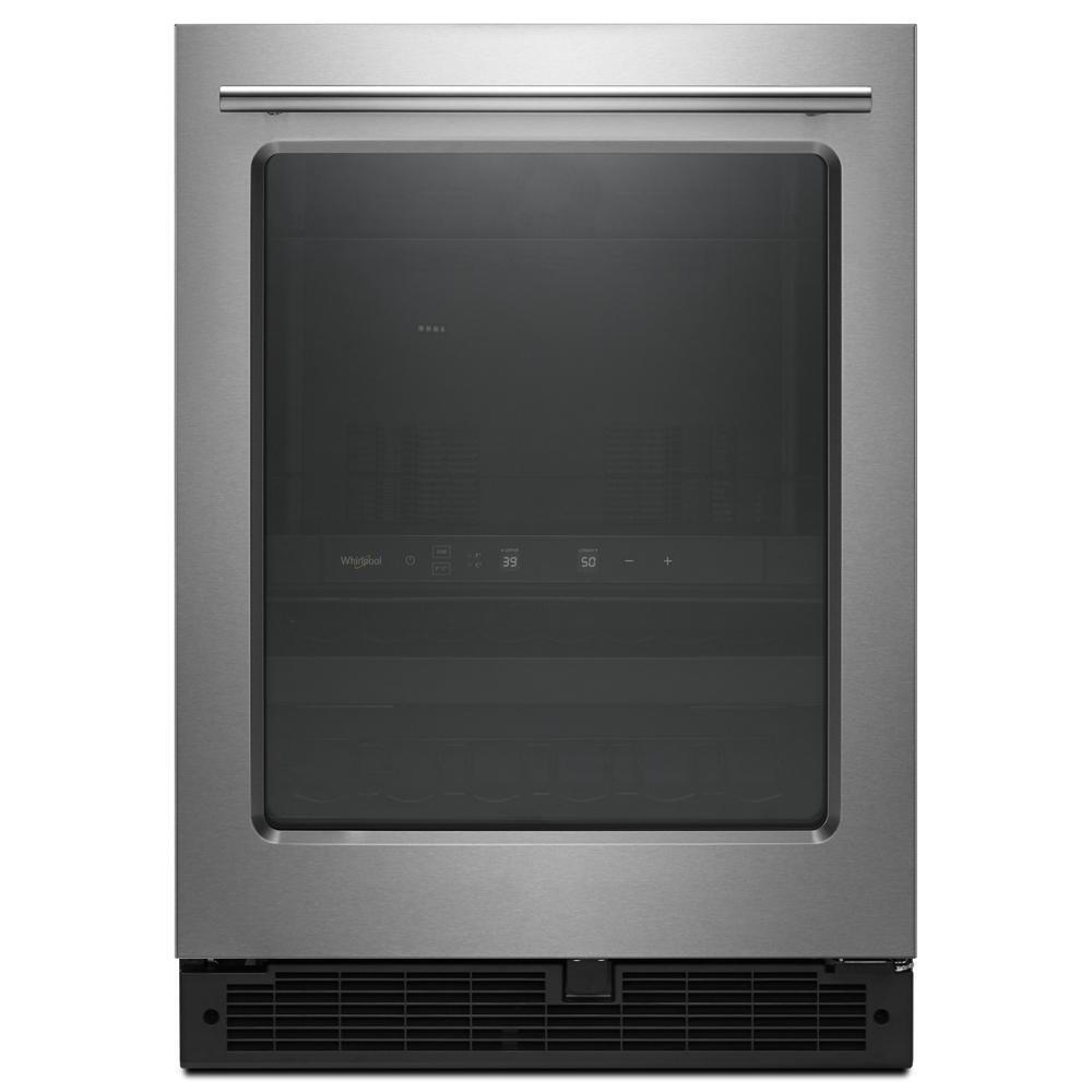 WHIRLPOOL WUB35X24HZ 24-inch Wide Undercounter Beverage Center With Towel Bar Handle- 5....