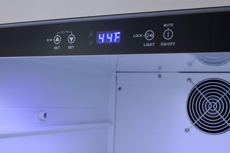 SUMMIT AL55OSCSSLHD Summit 24"" Built-in Outdoor Refrigerator, Ada Compliant