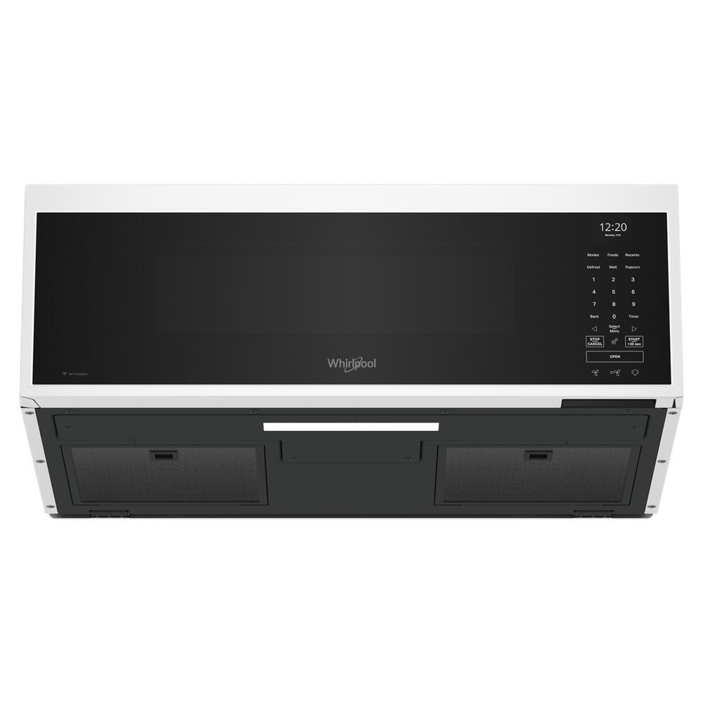 WHIRLPOOL WMML5530RW 1.1 Cu. Ft. Smart Low Profile Microwave Hood Combination With 450 C...