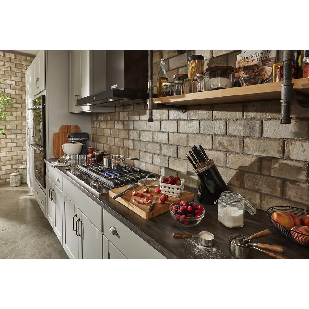 KITCHENAID KVWB600HBS Kitchenaid 30"" Wall-mount, 3-speed Canopy Hood - Black Stainless