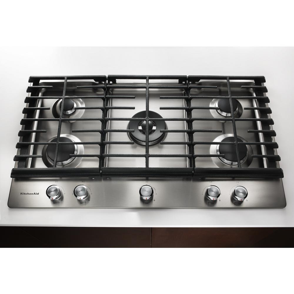 KITCHENAID KCGS556ESS Stainless Steel Kitchenaid 36'' 5-burner Gas Cooktop