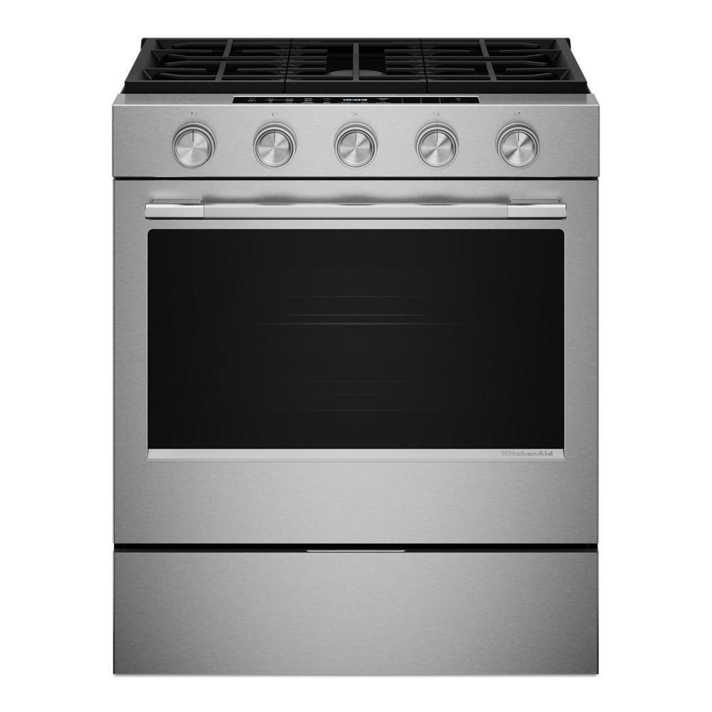 KITCHENAID KSGS530SPS KitchenAid 30-inch 5-element Gas Slide-in Convection Range