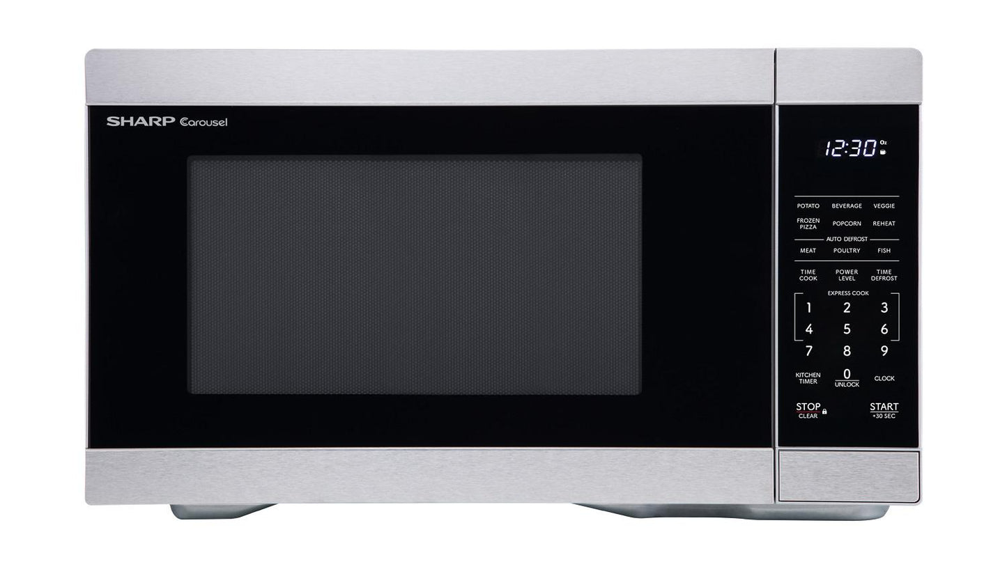 SHARP SMC1162KS Sharp 1.1 Cu. Ft. 1000w Stainless Steel Countertop Microwave Oven