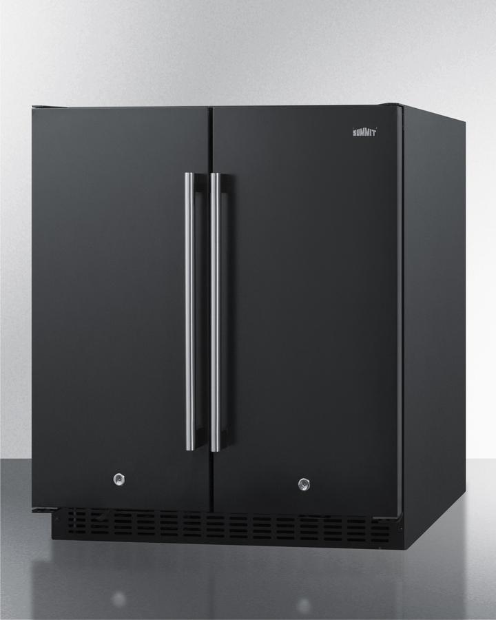 SUMMIT FFRF3070B Frost-free Side-by-side Refrigerator-freezer for Built-in or FREEST...