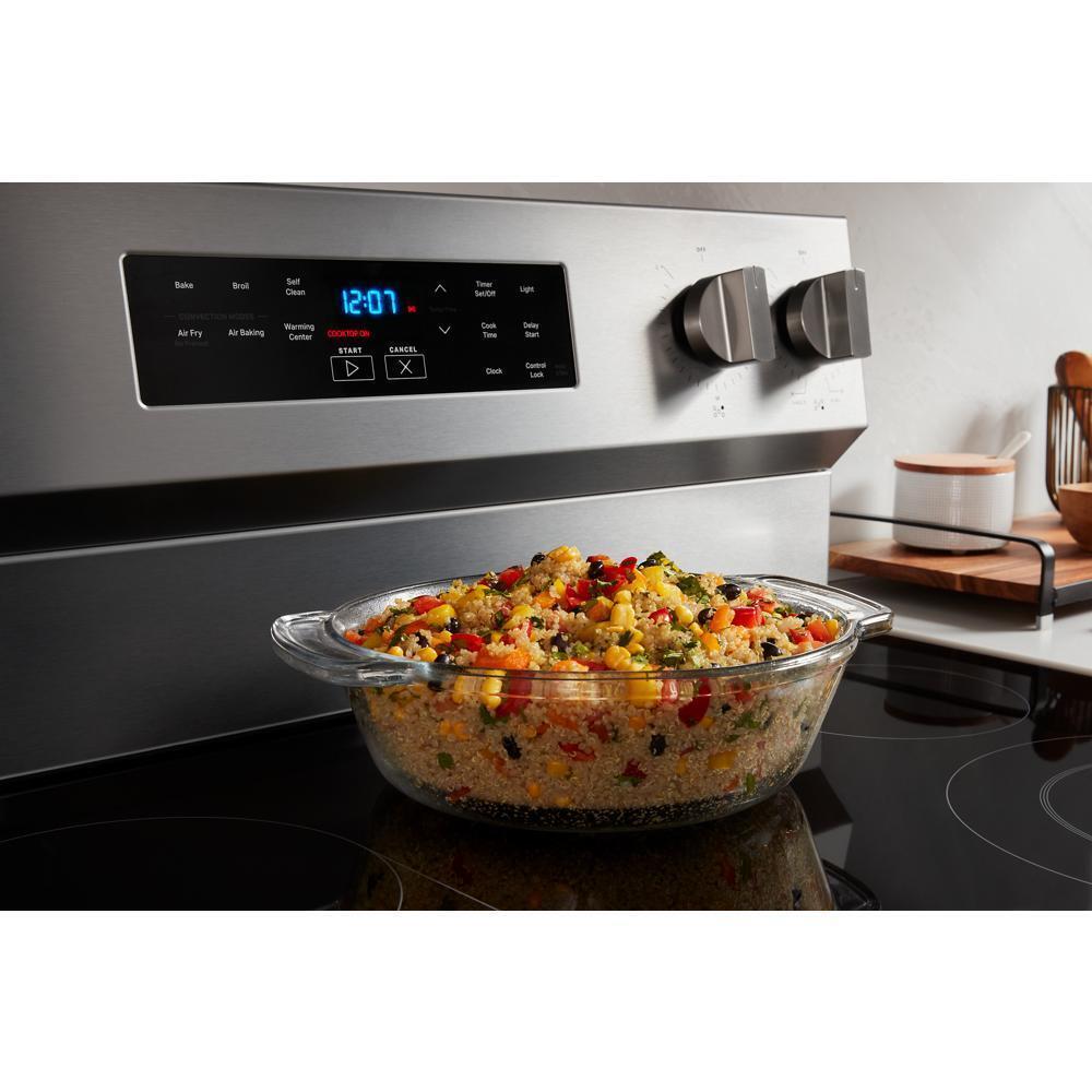 MAYTAG MFES6030RW 30-inch Wide Electric Range With No Preheat Air Fry and Air Baking ...