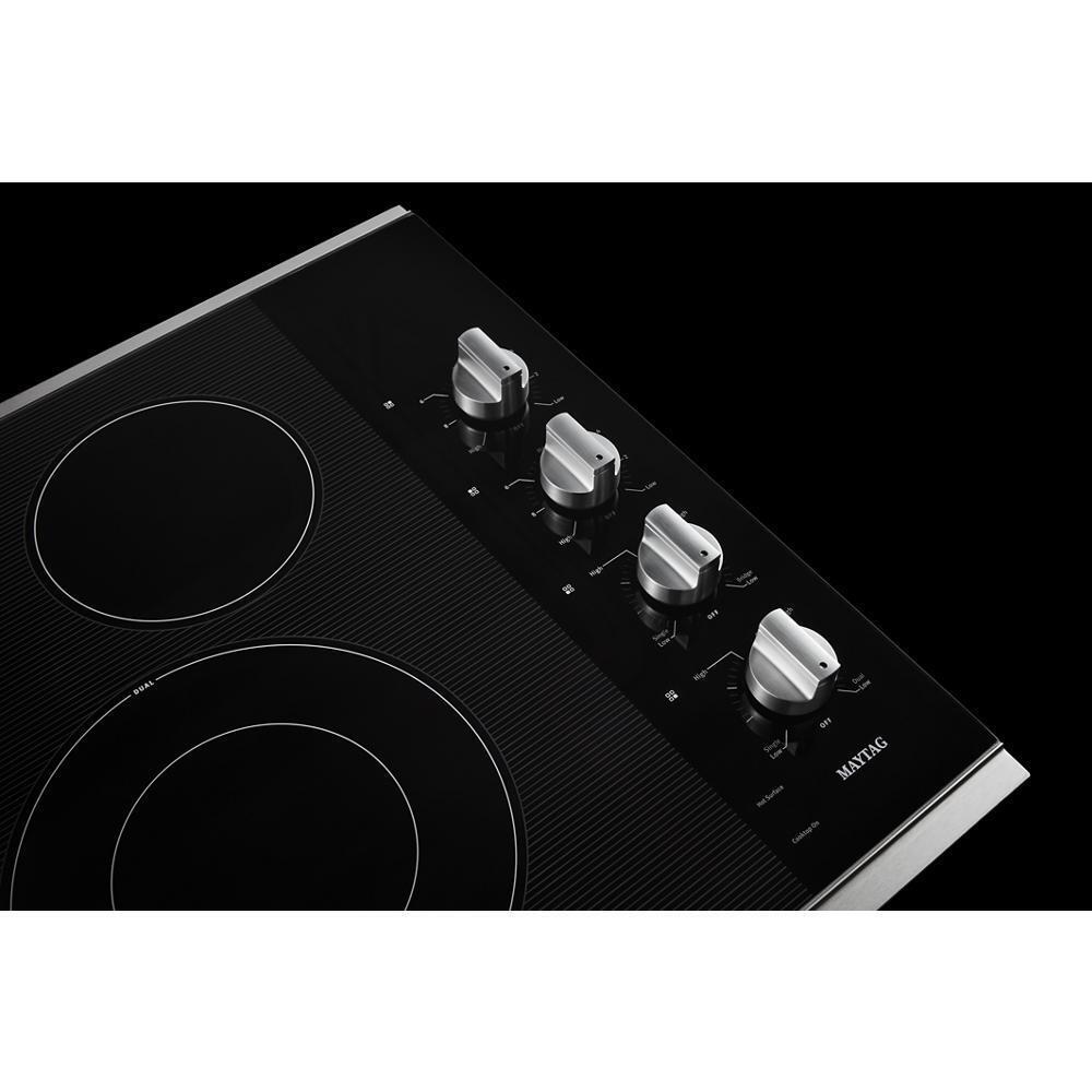 MAYTAG MEC8830HS Maytag 30-inch Electric Cooktop With Reversible Grill and Griddle