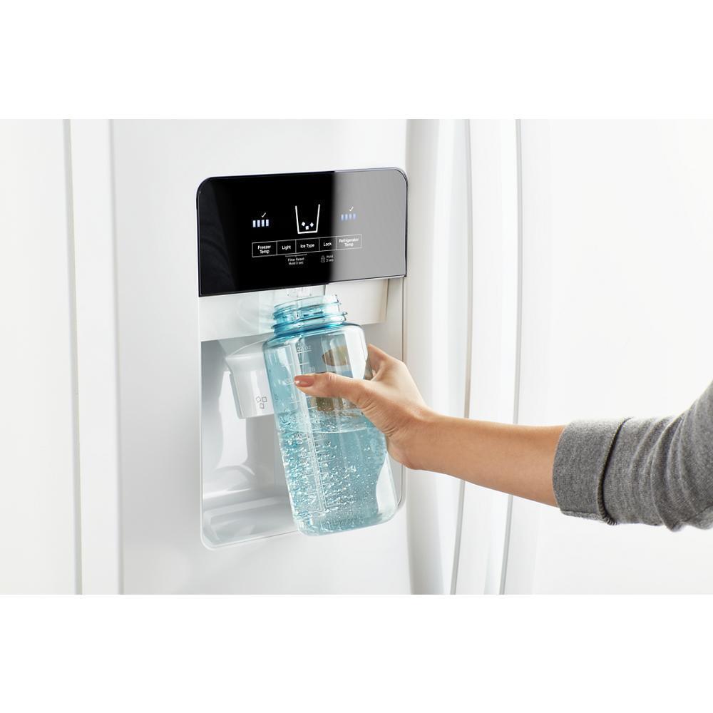 WHIRLPOOL WRS321SDHW Whirlpool 33-inch Wide Side-by-side Refrigerator - 21 Cu. Ft. - ...