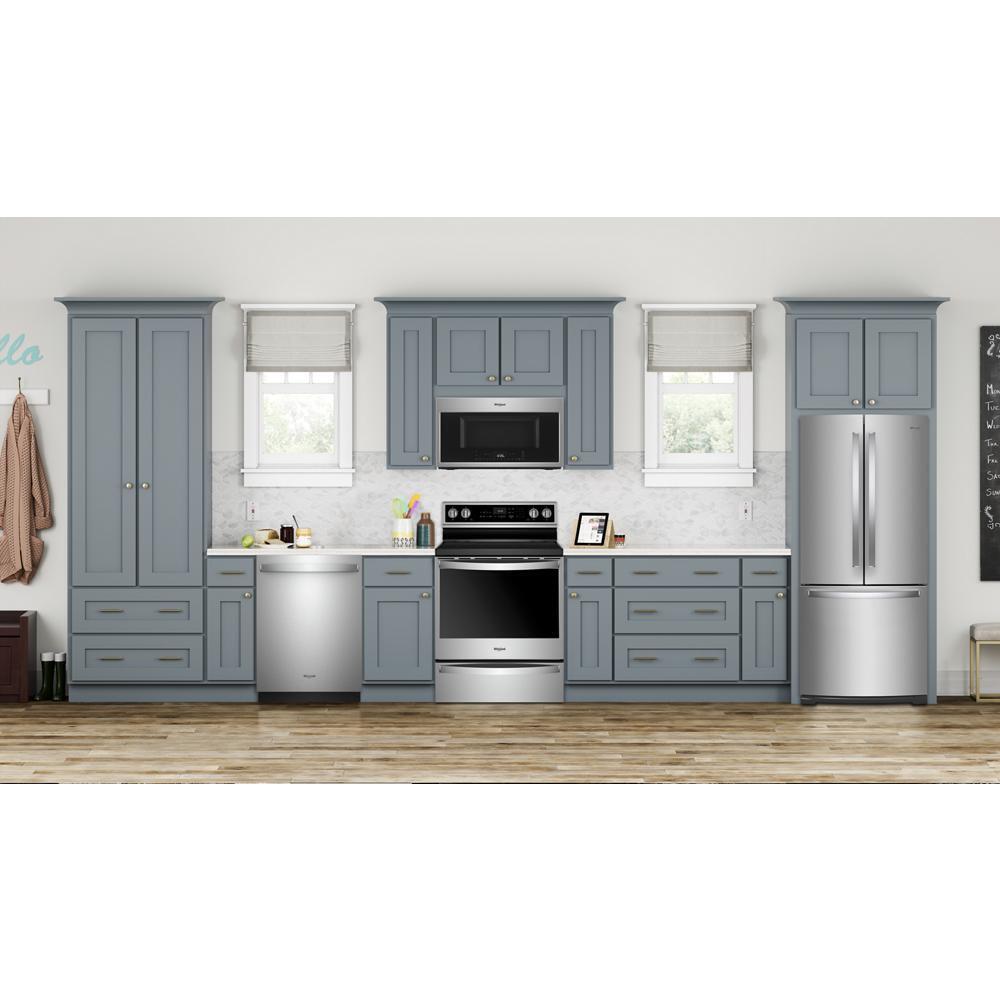 WHIRLPOOL WRF560SMHZ Whirlpool 30-inch Wide French Door Refrigerator - 20 Cu. Ft. - F...