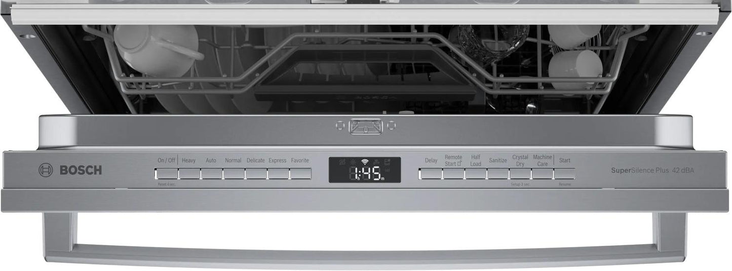 BOSCH SGX78C55UC Bosch 800 Series Dishwasher 24"" Stainless Steel