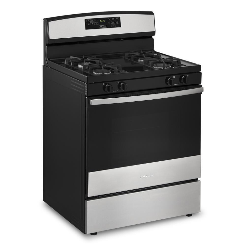 AMANA AGR6603SMS Amana 30-inch Gas Range With Self-clean Option