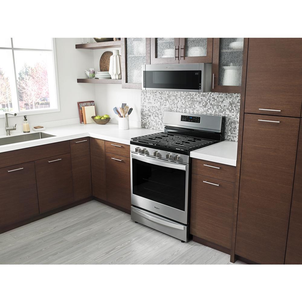 WHIRLPOOL WFG775H0HZ Whirlpool 30-inch,5.8 Cu Ft, Gas Freestanding Range With 5 Burners ...