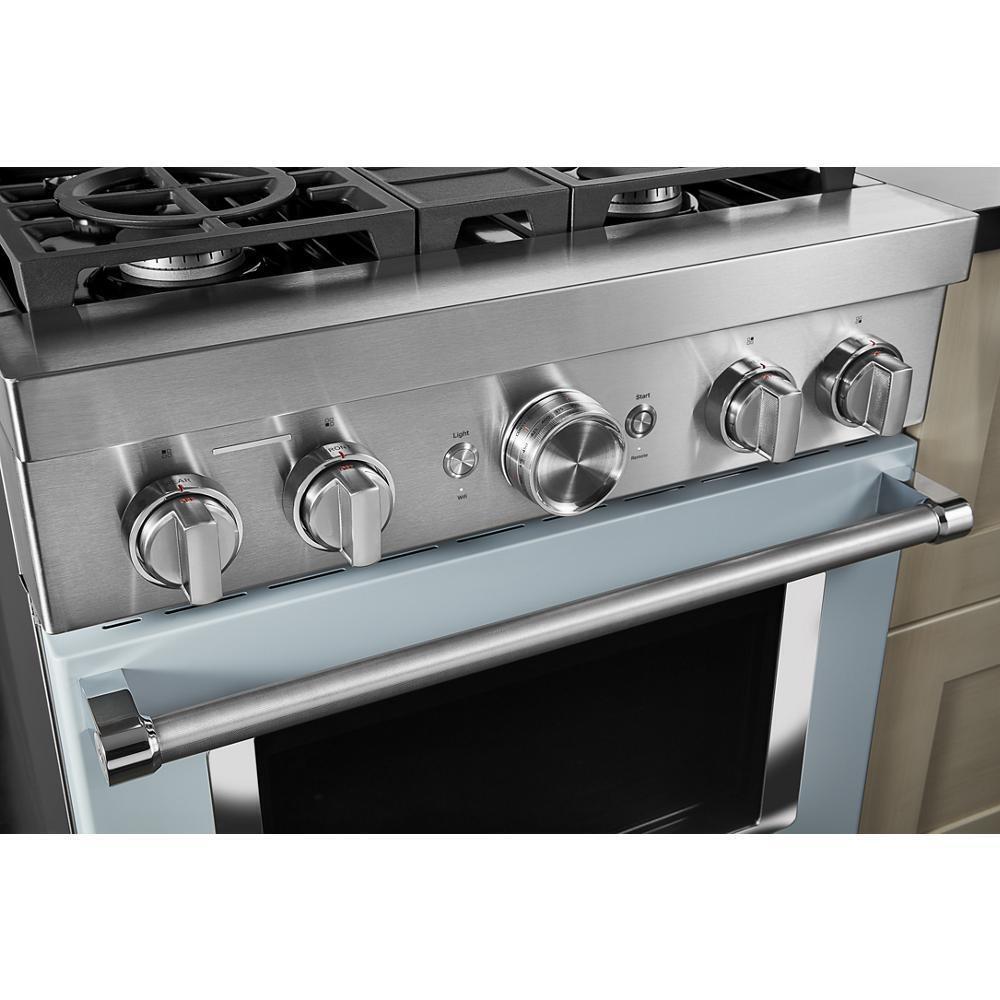 KITCHENAID KFGC500JMB Kitchenaid 30'' Smart Commercial-style Gas Range With 4 Burners ...