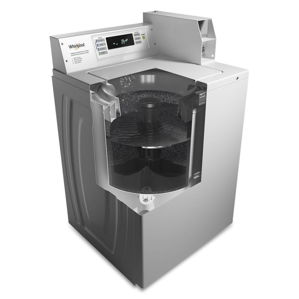 WHIRLPOOL CAE2779JQ Commercial Top-load Washer With Factory-installed Coin Drop and COI...
