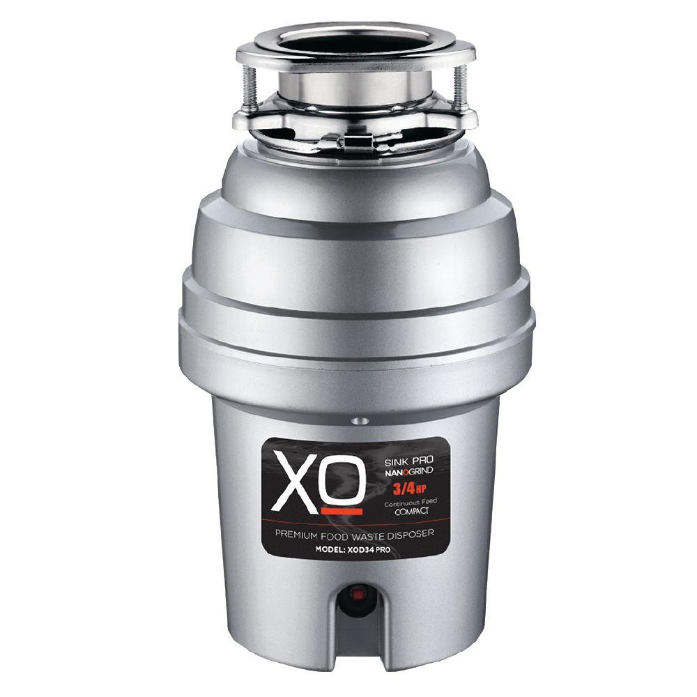 XO APPLIANCE XOD34PRO XO Appliance 3/4 Continuous Feed Disposals .