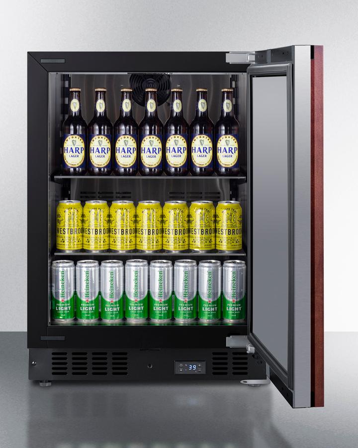 SUMMIT SCR610BLSDIF Built-in Undercounter Commercial All-refrigerator W/ss Interior, DI...