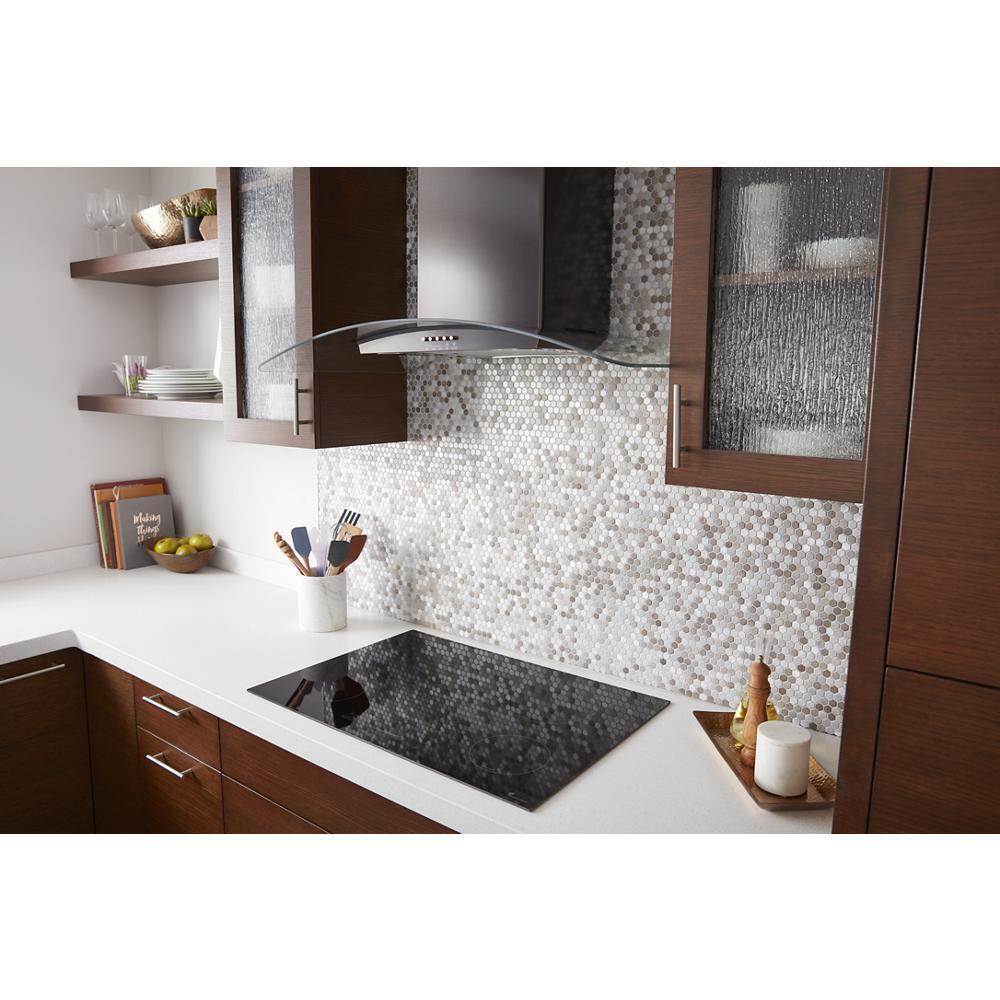 WHIRLPOOL WVW51UC6HV Whirlpool 36"" Concave Glass Wall Mount Range Hood