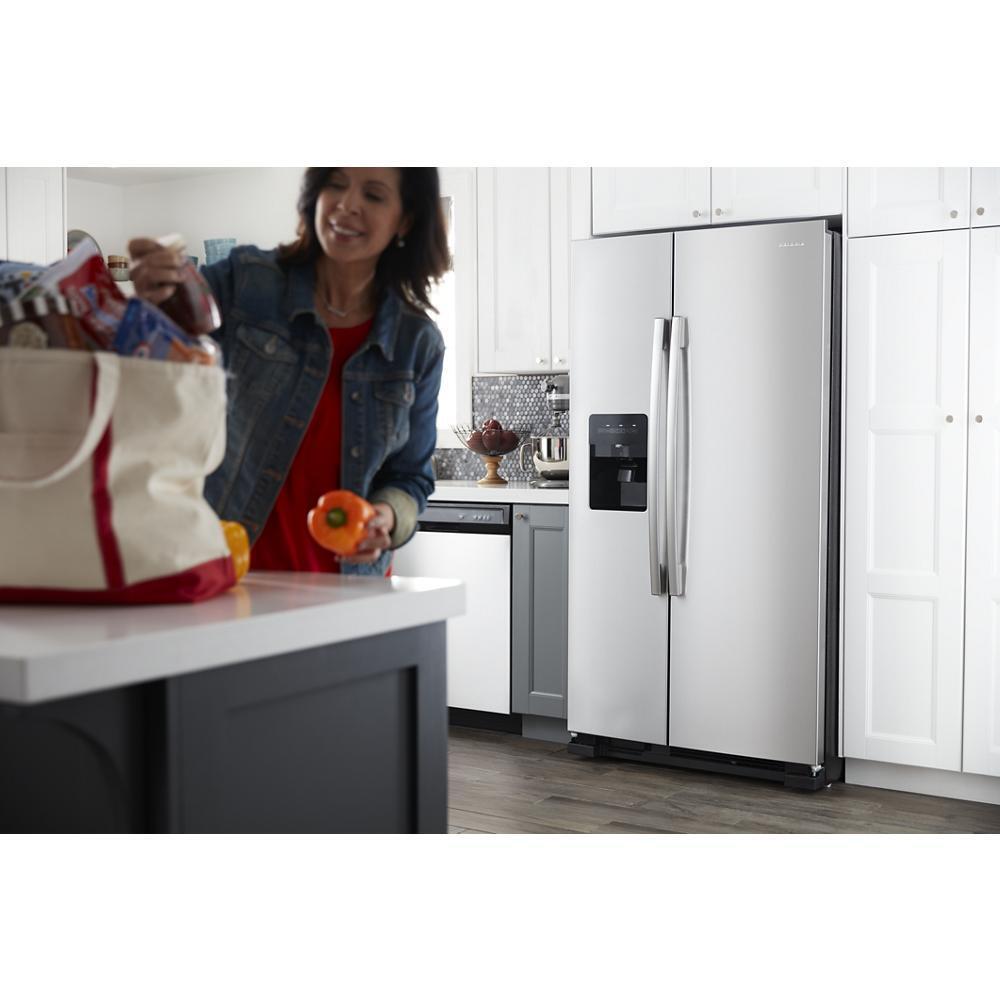 AMANA ASI2175GRS Amana 33-inch Side-by-side Refrigerator With Dual Pad External I...