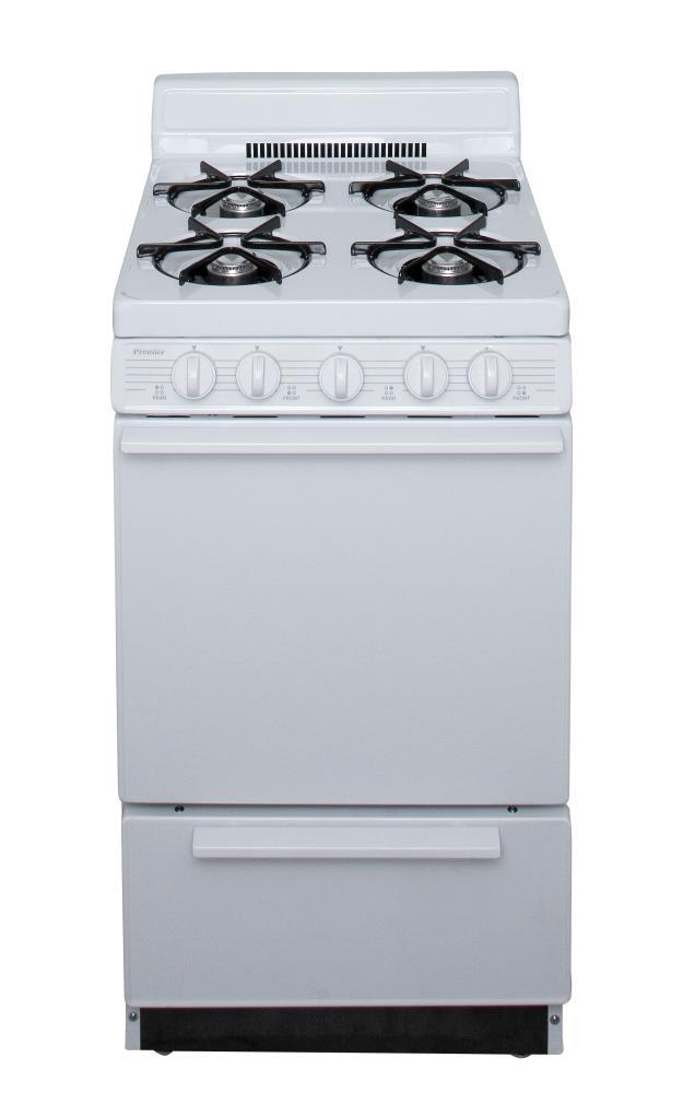 PREMIER SAK100OP Premier 20-inch Gas Range (color: White On White)