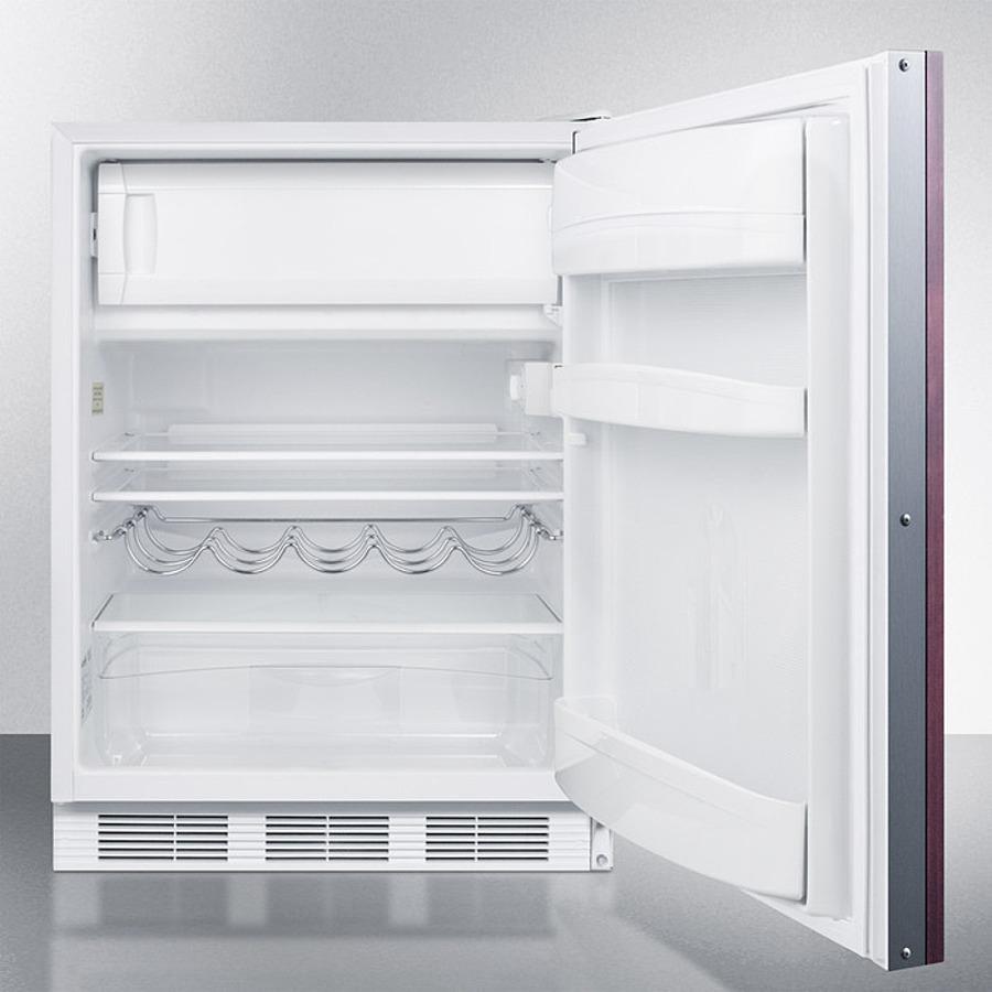 SUMMIT CT661WBIIF Built-in Undercounter Refrigerator-freezer for Residential Use, CYC...