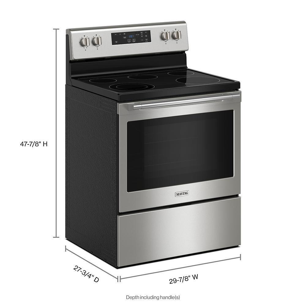 MAYTAG MER4800PZ Maytag Steam Clean Electric Range - 5.3 Cu. Ft.