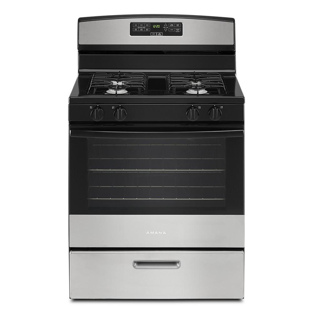 AMANA AGR6303MMS Amana 30-inch Gas Range With Bake Assist Temps