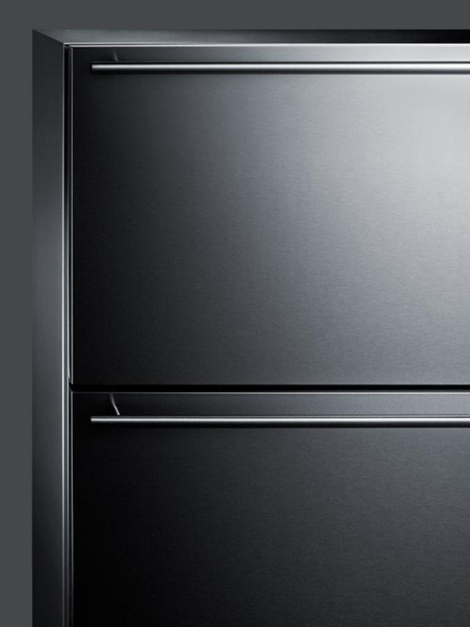 SUMMIT CL2F249 Built-in Undercounter Two-drawer All-freezer With Frost-free OPERAT...