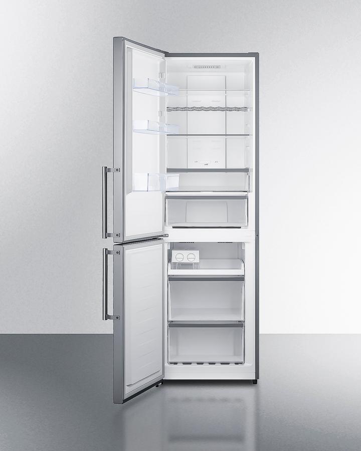 SUMMIT FFBF235PLLHD Summit 24"" Wide Bottom Freezer Refrigerator