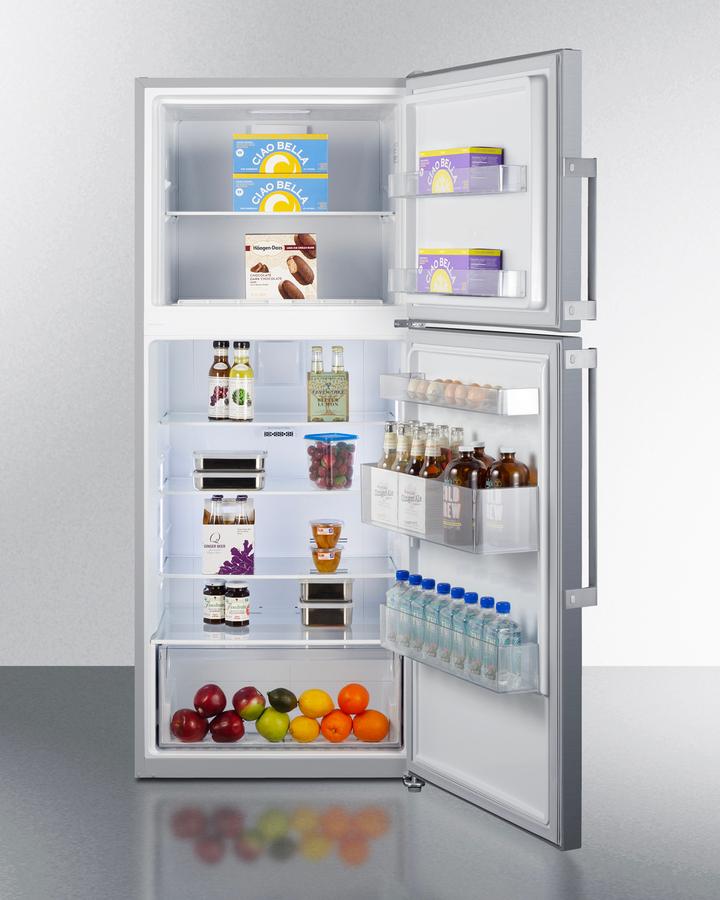 SUMMIT FF1513SS Summit 28"" Wide Top Mount Refrigerator-freezer