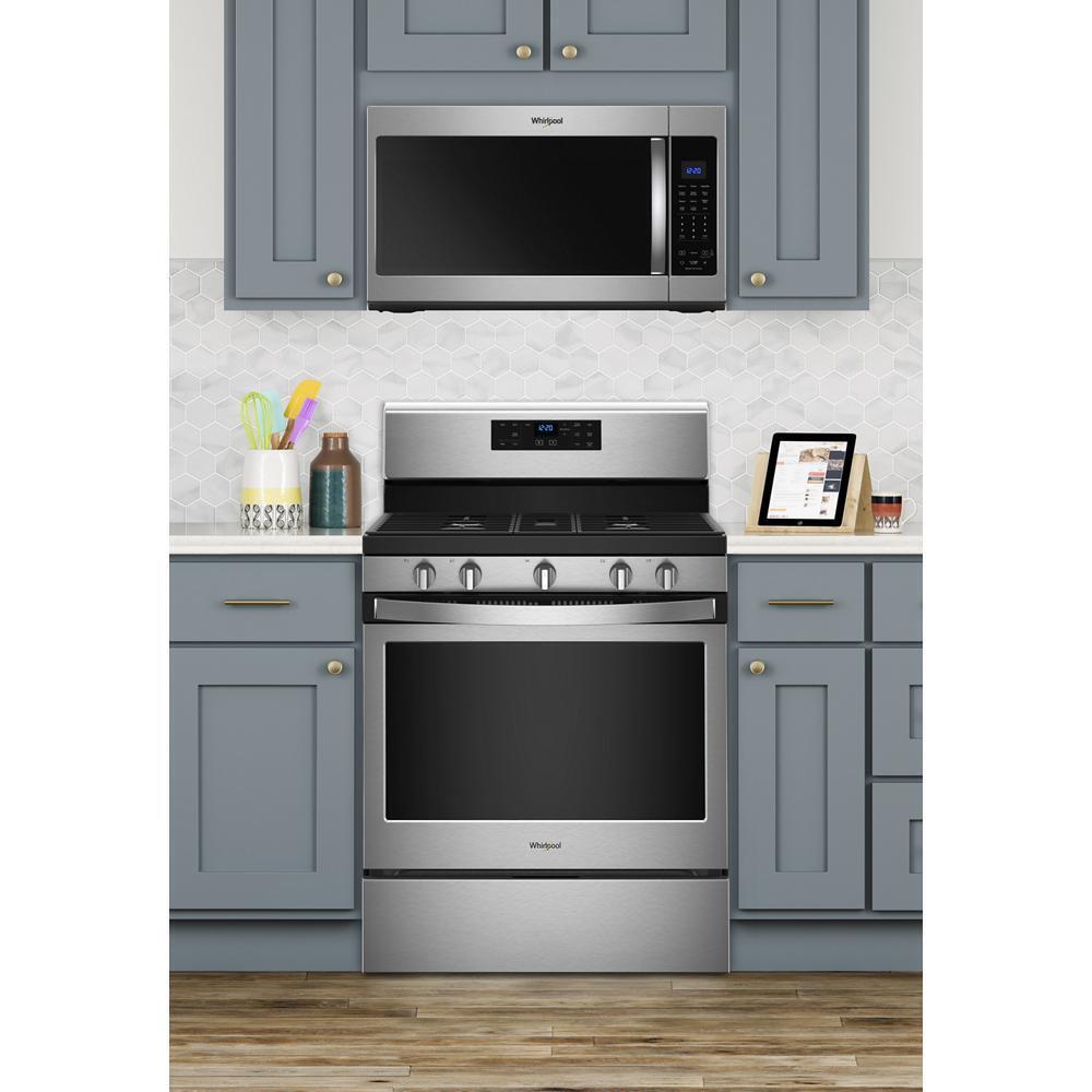 WHIRLPOOL WMH32519HZ Whirlpool 1.9 Cu. Ft. Capacity Steam Microwave With Sensor COOKI...