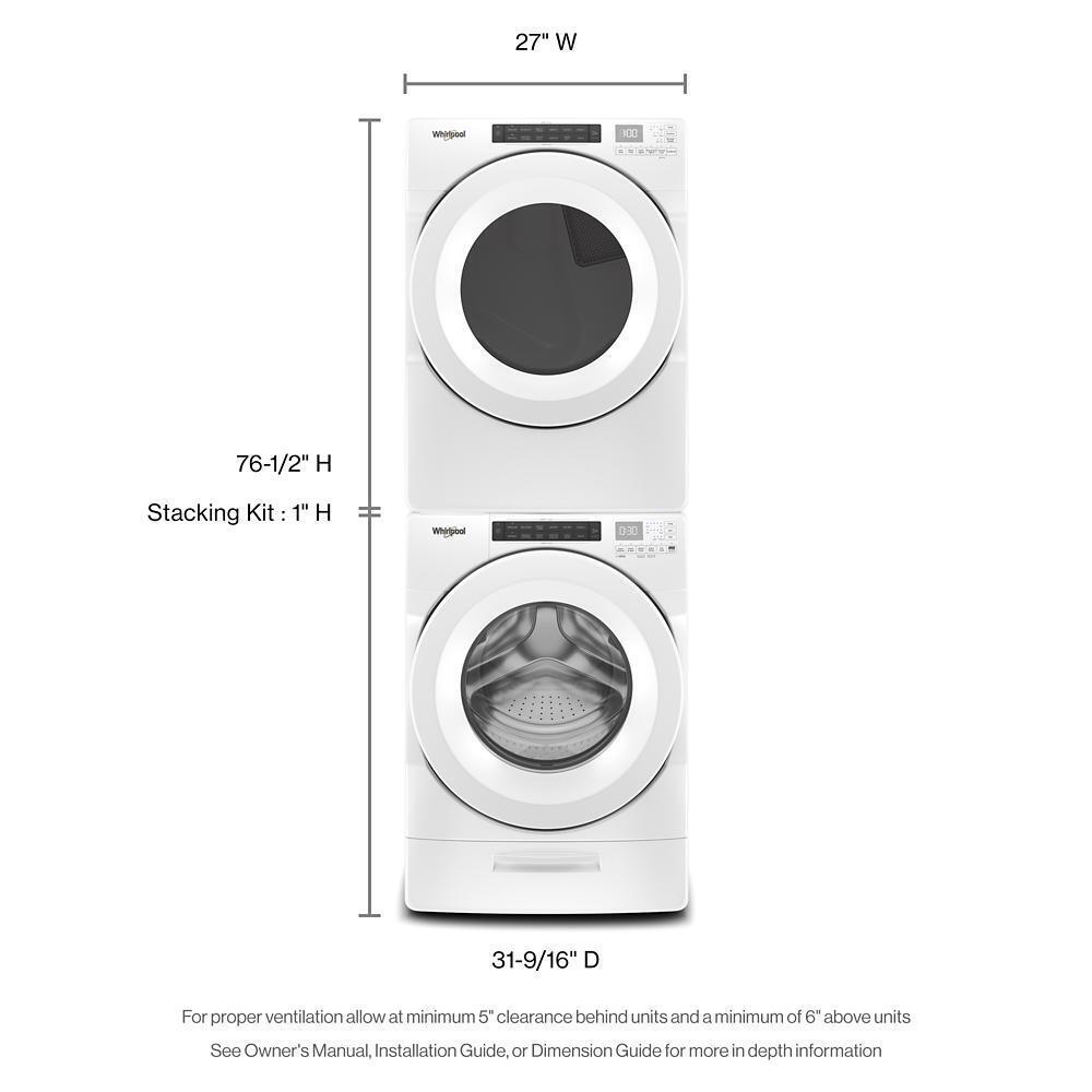 WHIRLPOOL WGD5605MW Whirlpool 7.4 Cu. Ft. Gas Wrinkle Shield Dryer