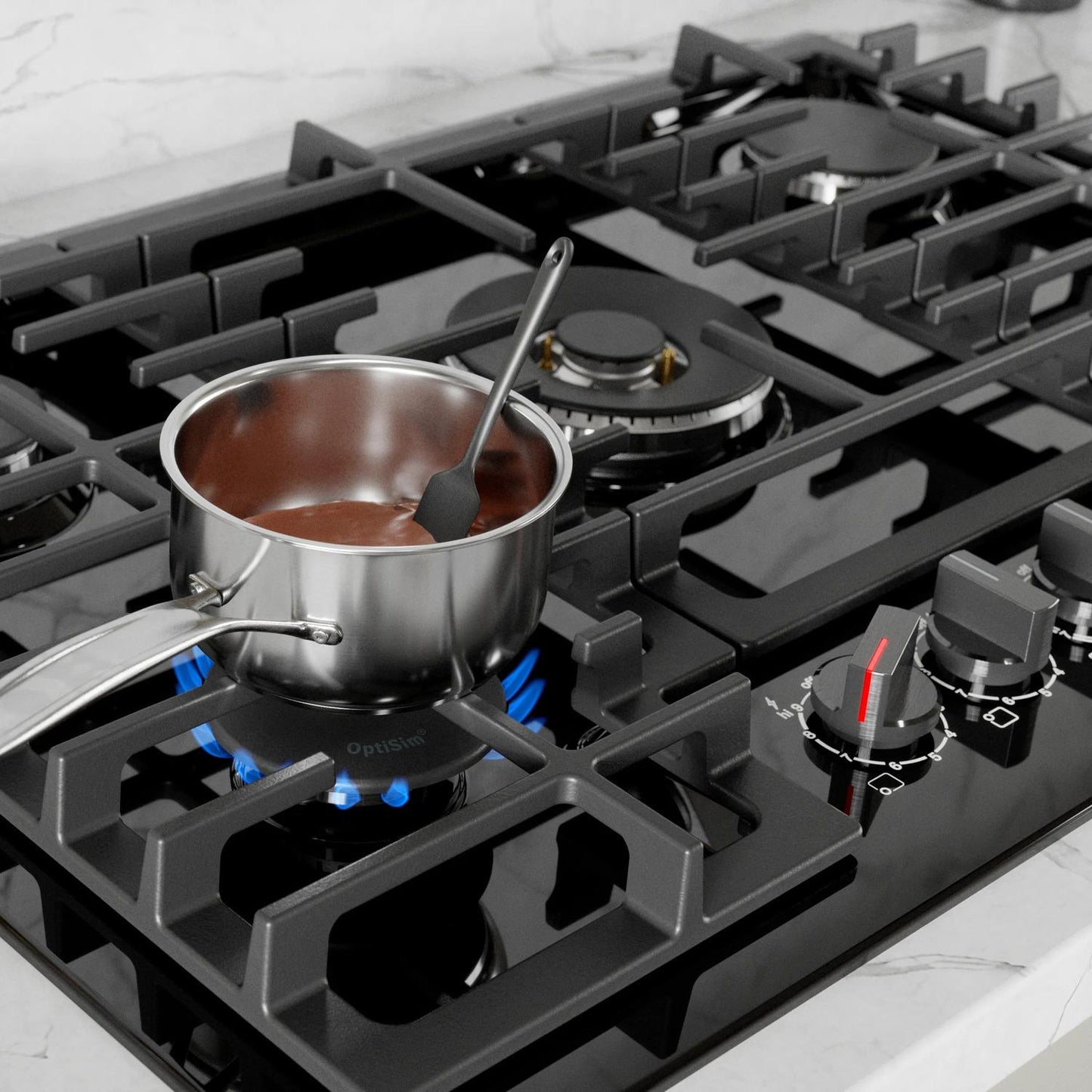 BOSCH NGM8049UC Bosch 800 Series Gas Cooktop 30"" Black Ngm8049uc