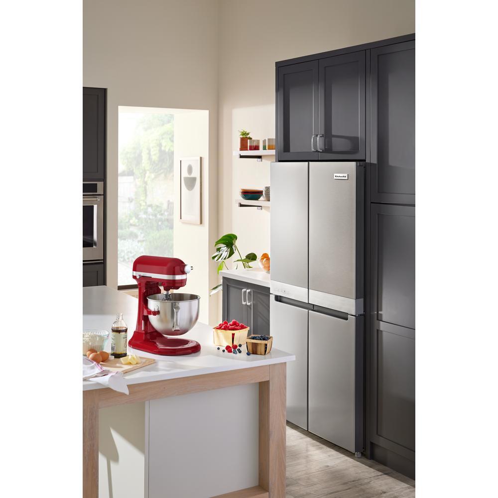 KITCHENAID KRQC506MPS 19.4 Cu. Ft. 36-inch Wide Counter-depth 4-door Refrigerator With PR...