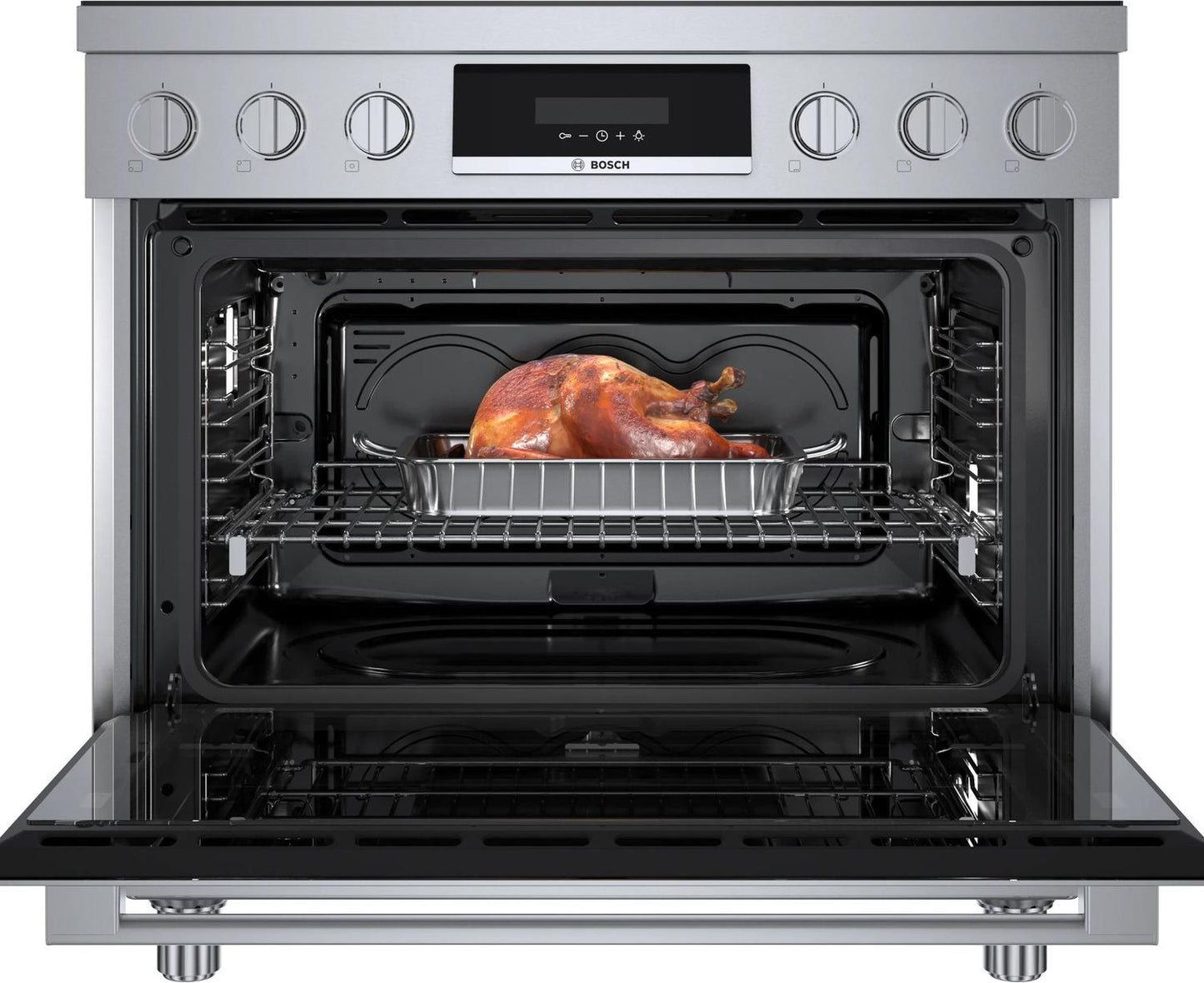 BOSCH HIS8655U 800 Series Induction Freestanding Range 36'' Stainless Steel His8655u