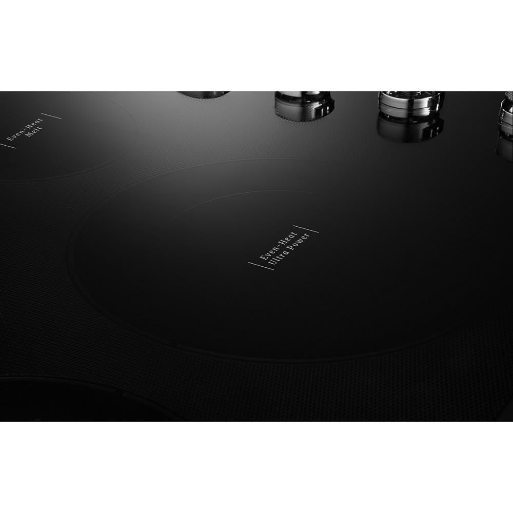 KITCHENAID KCES550HBL 30"" Electric Cooktop With 5 Elements and Knob Controls - Black