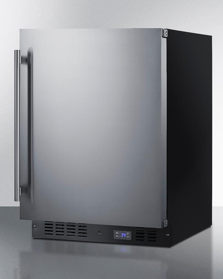 SUMMIT SCFF53BSSIM Frost-free Built-in Undercounter All-freezer for Residential Use, W...