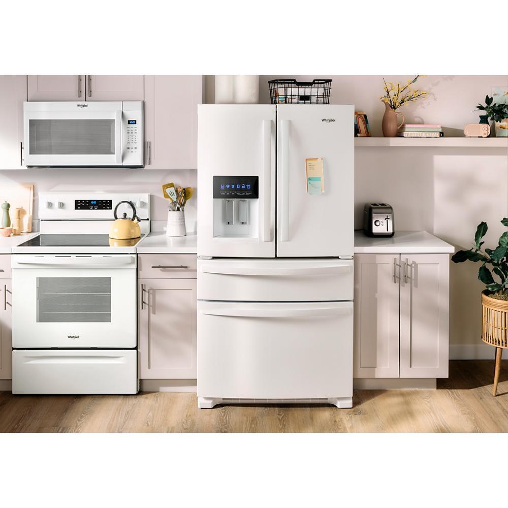 WHIRLPOOL WRMF3636RW Whirlpool 36-inch Wide French Door Bottom Mount Refrigerator