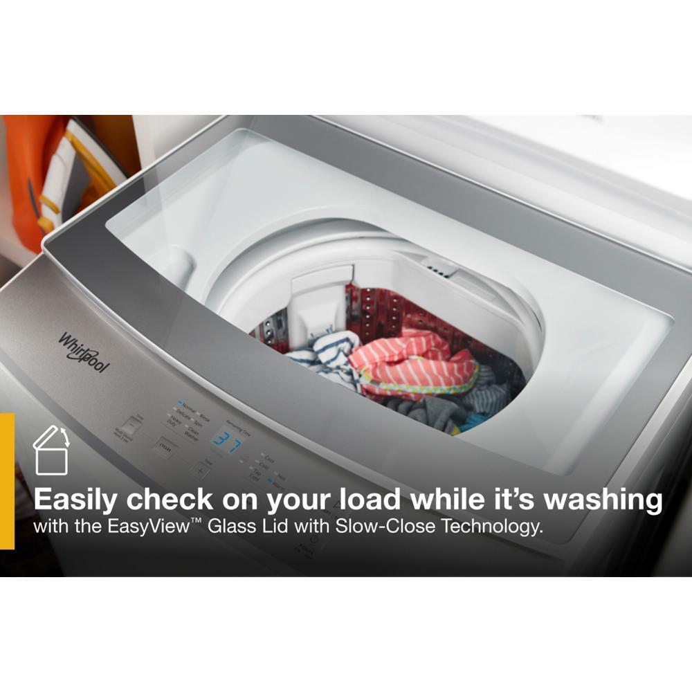 WHIRLPOOL WET4024HW Whirlpool 1.5 CU.FT Electric Stacked Laundry Center 6 Wash CYCLE...