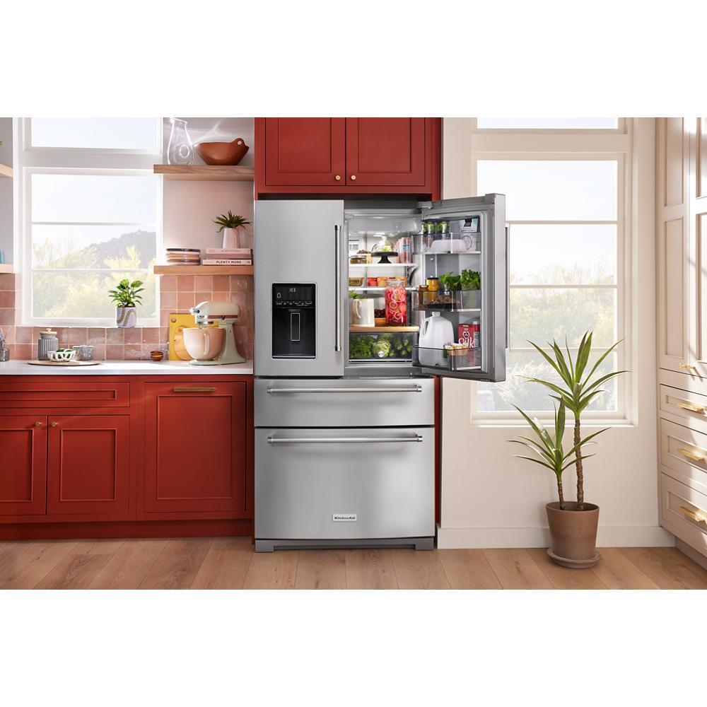 KITCHENAID KRMF536RPS 26.2 Cu. Ft. Multi-door French Door Refrigerator With Platinum INTE...