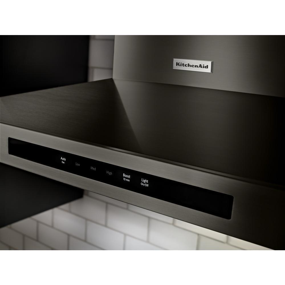 KITCHENAID KVWB600HBS Kitchenaid 30"" Wall-mount, 3-speed Canopy Hood - Black Stainless