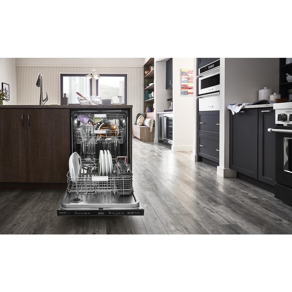 KITCHENAID KDPM804KBS 44 Dba Dishwasher With Freeflex Third Rack and LED Interior LIG...