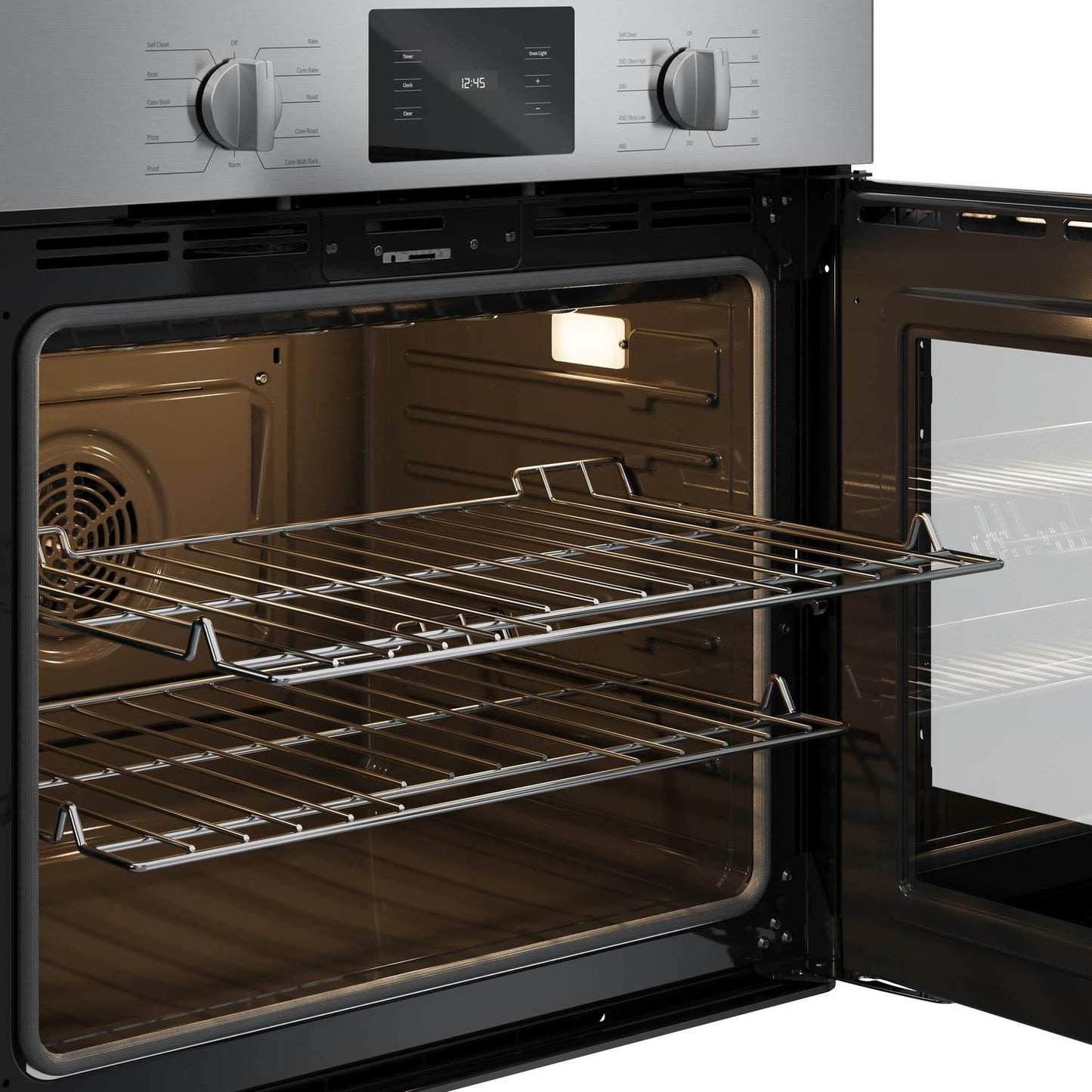 BOSCH HBL5455RUC 500 Series Single Wall Oven 30"" Right Sideopening Door, Stainless S...
