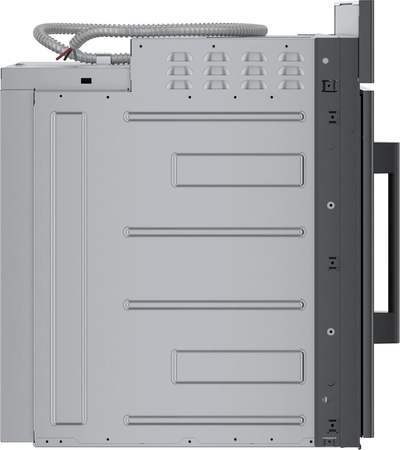 BOSCH HBL8444RUC 800 Series Single Wall Oven 30'' Right Sideopening Door, Black STAI...