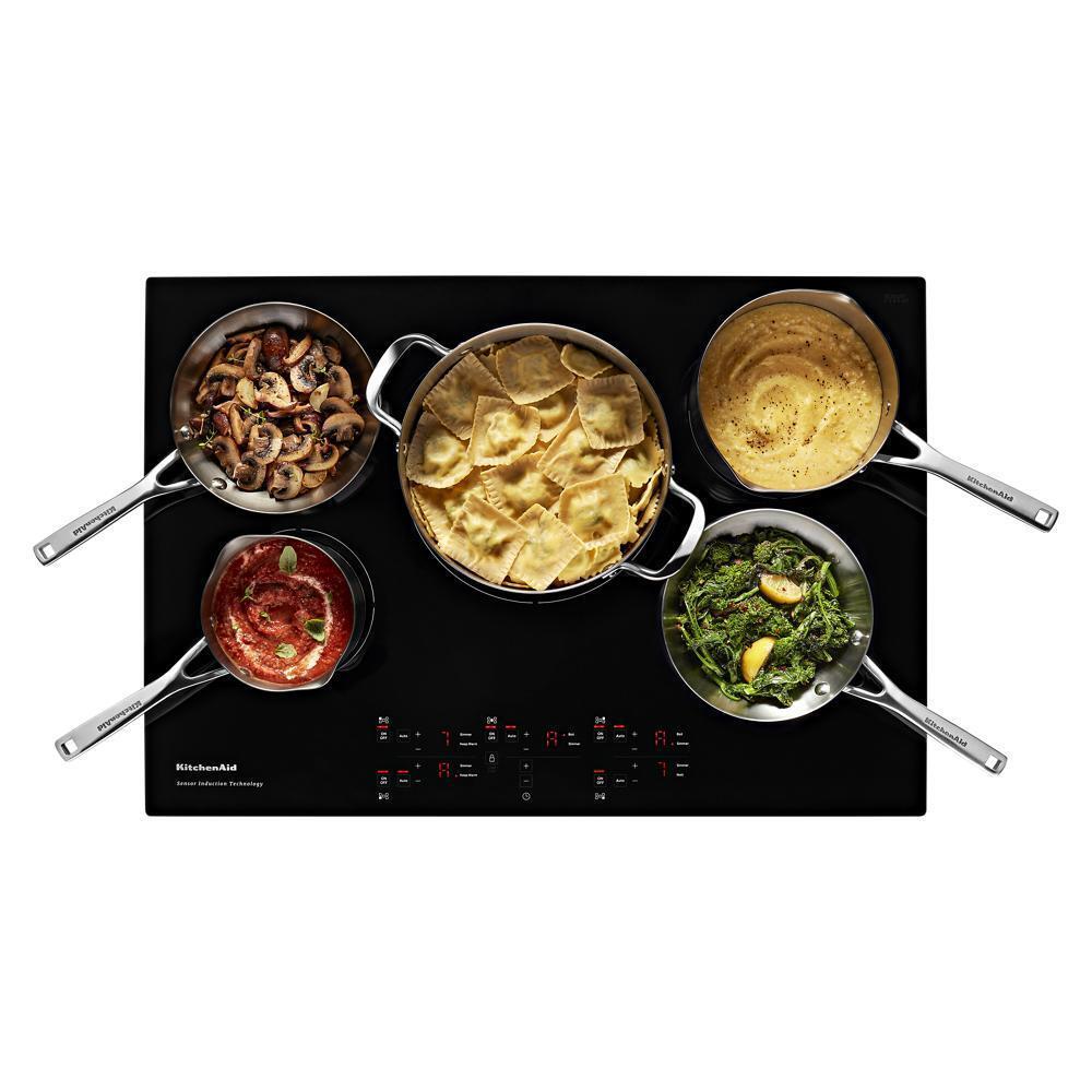 KITCHENAID KCIG550JBL KitchenAid 30-inch 5-element Sensor Induction Cooktop