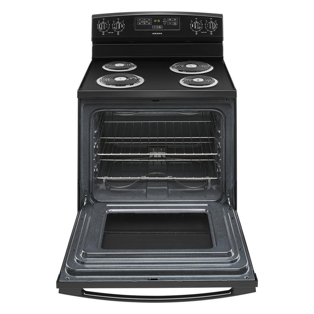 AMANA ACR4303MFB 30-inch Amana Electric Range With Bake Assist Temps - Black