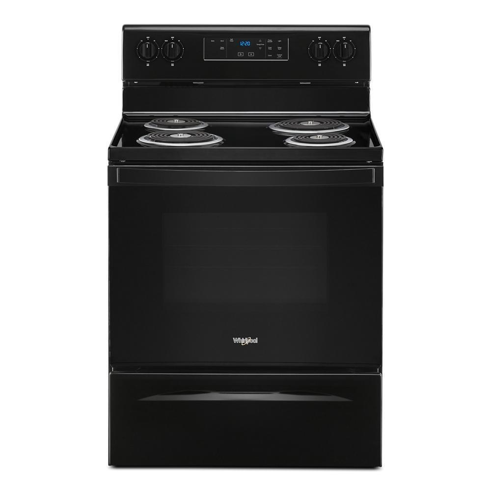 WHIRLPOOL WFC315S0JB 4.8 Cu. Ft. Whirlpool Electric Range With Keep Warm Setting
