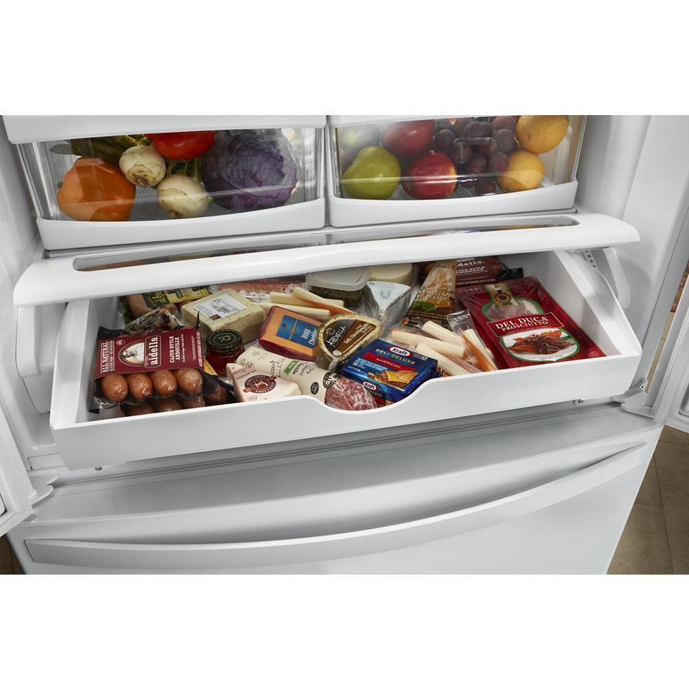 WHIRLPOOL WRFF5333PW Whirlpool 33-inch Wide French Door Refrigerator - 22 Cu. Ft.